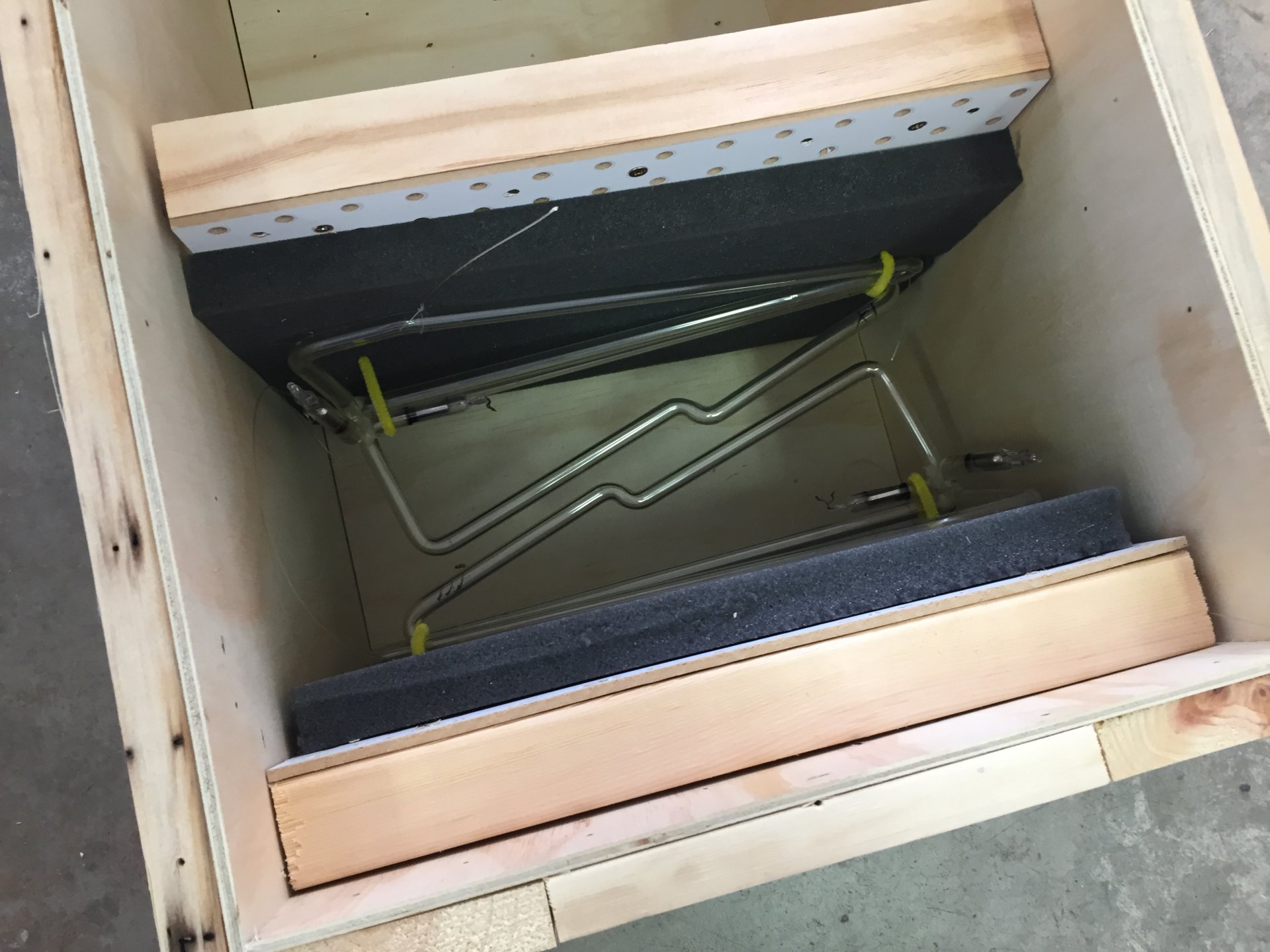 small crate for individual pieces