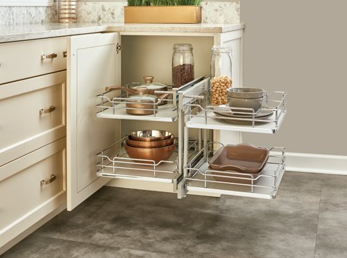 Rev-a-Shelf Pull-Side-Pull Lazy Susan